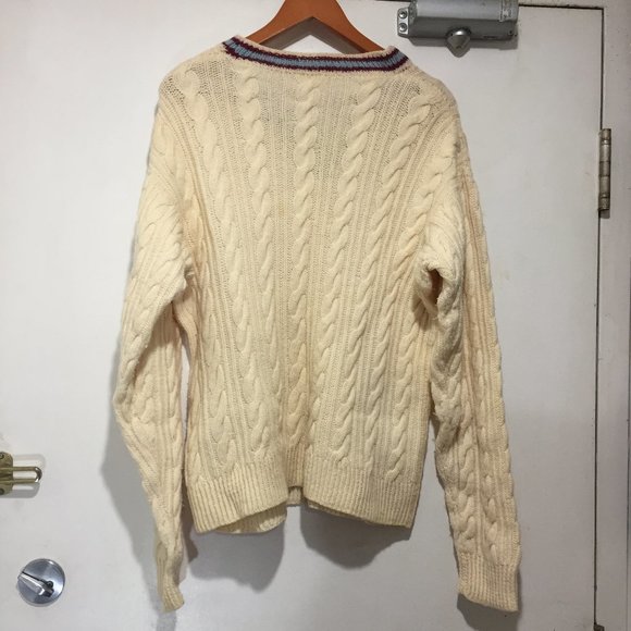 VINTAGE KNITTED WOOL CARDIGAN SWEATERS SIZE XL - Picture 5 of 5